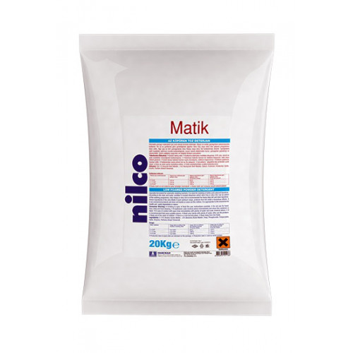 Nilco Matik Ağartıcısız Ana Yıkama Deterjanı 20kg