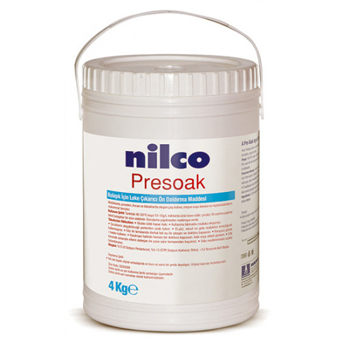 Nilco Presoak Leke Çıkarıcı Toz Ön Daldırma Maddesi 4kg