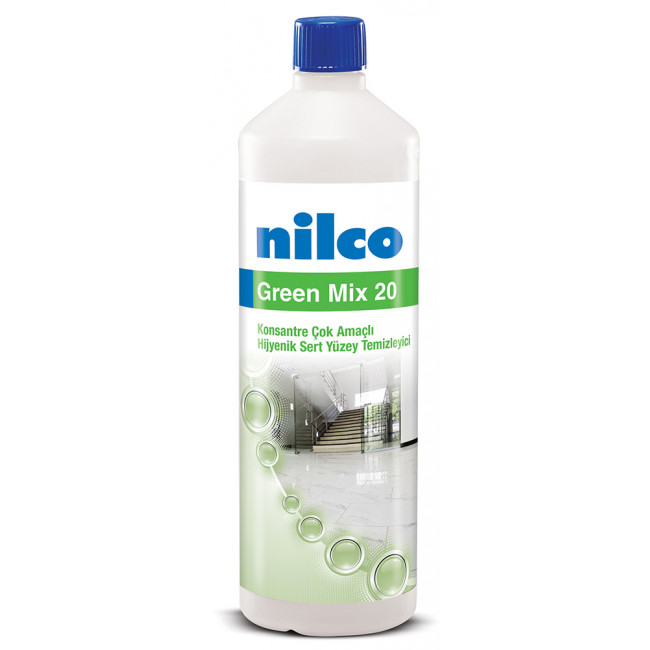 Nilco Green Mix 20 Konsantre Hijyenik Sert Yüzey Temizleyici 1,03kg