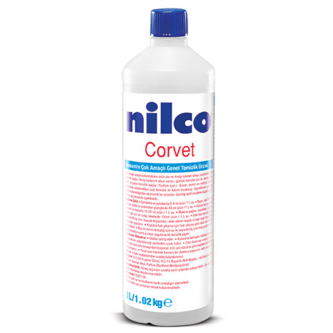 Nilco Corvet Konsantre Genel Temizlik Maddesi 1,02kg