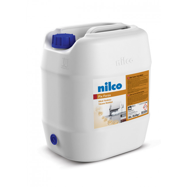 Nilco Fix Forza Bulaşık Makinesi için Nişasta ve Protein Çözücü Katkı Maddesi 28,6kg