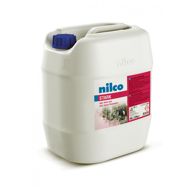 Nilco Stark Ağır Kirler için Zemin Temizleme Makinası Deterjanı 22kg