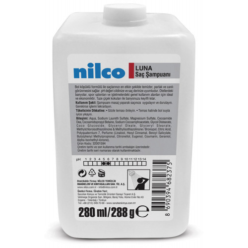 Nilco Luna Saç Şampuanı Parfümlü 0,29kg