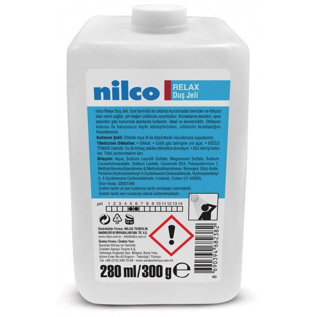 Nilco Relax Vücut Şampuanı Parfümlü 0,29kg