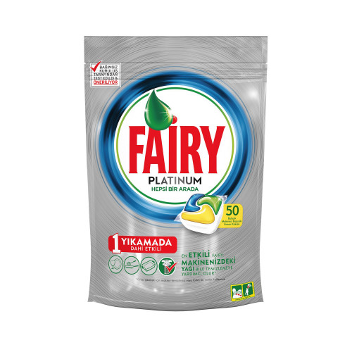 Fairy Platinum Tablet Deterjan 50li