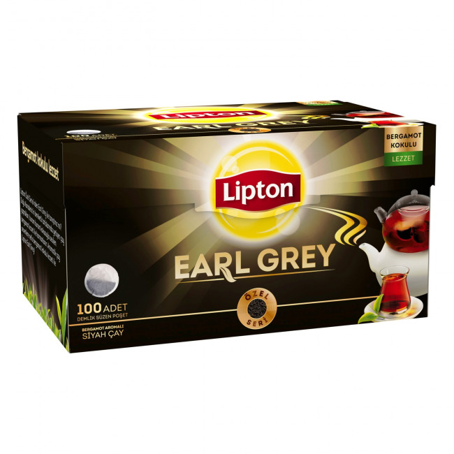 Lipton Earl Grey Demlik Poşet Çay 100lü