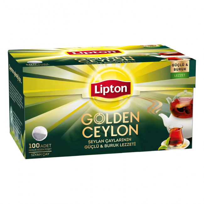 Lipton Golden Ceylon Demlik Poşet Çay 100lü
