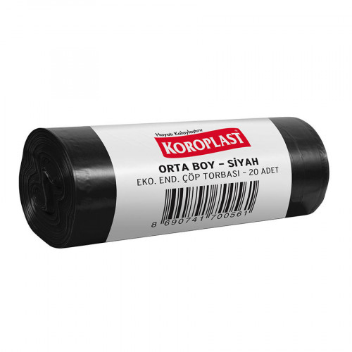 Koroplast Eko Endüstriyel Çöp Torbası Orta 20li
