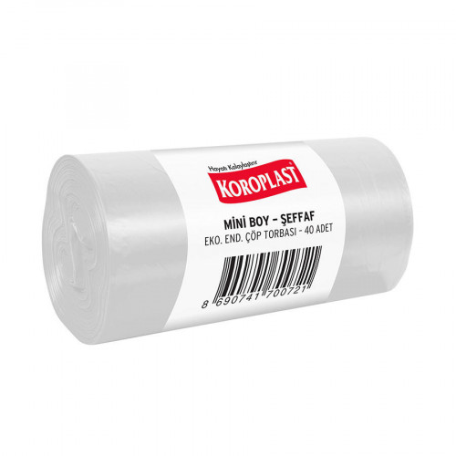 Koroplast Eko Endüstriyel Çöp Torbası Mini 40lı