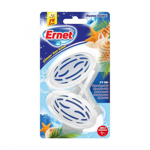 Ernet Klozet Blok Çamaşır Suyu Katkılı 2x40gr