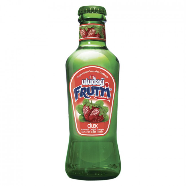 Uludağ Frutti Meyveli Soda Vişne Cam Şişe 200ml