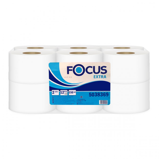 Focus Extra Jumbo Tuvalet Kağıdı 150mt 12li
