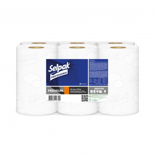 Selpak Professional Premium Fotoselli Havlu 25cm 175mt 6lı