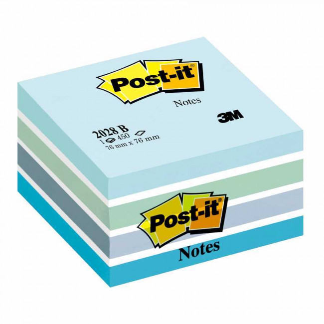 Post-it 2028-B Yapışkanlı Not Kağıdı 76X76mm Mavi 450 Yaprak