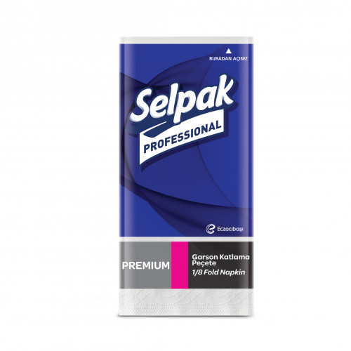 Selpak Professional Premium Garson Katlama Peçete 40x40cm 50li