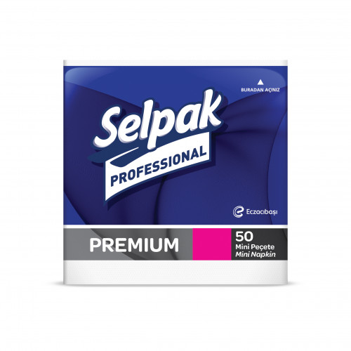Selpak Professional Premium Mini Peçete 24x24cm 50li
