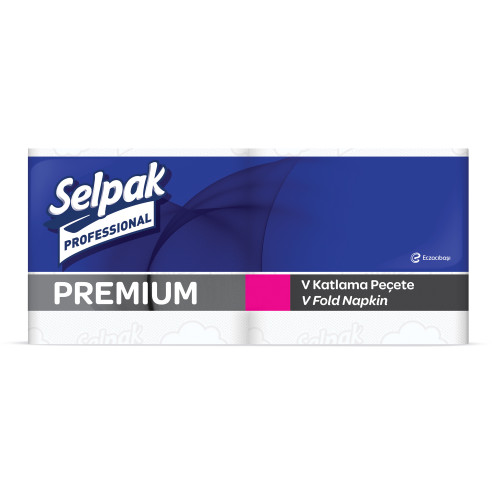 Selpak Professional Premium V Katlama Peçete 21x21cm 250ad 18li