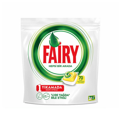 Fairy Hepsi Bir Arada Tablet Deterjan 70li