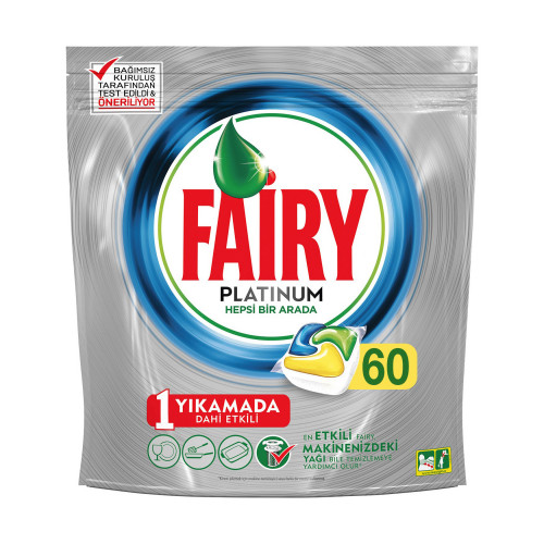 Fairy Platinum Tablet Deterjan 60lı