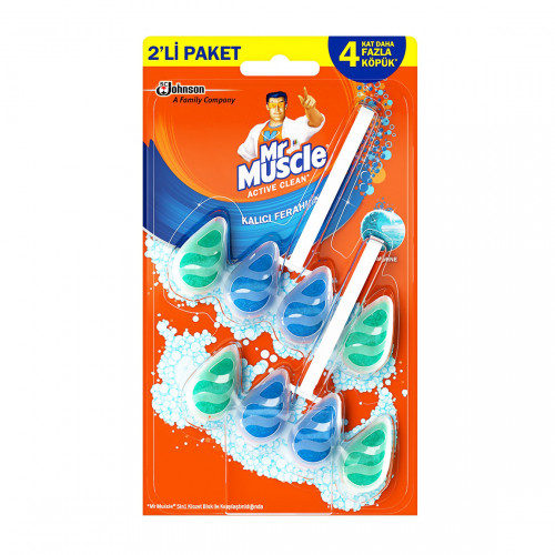 Mr Muscle Klozet Blok Active Marine 2li 77gr
