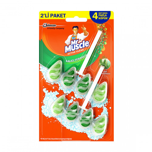 Mr Muscle Klozet Blok Active Çam 2li 77gr