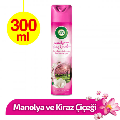 Air Wick Aerosol Manolya ve Kiraz Çiçeği 300ml