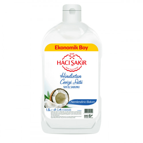 Hacı Şakir Sıvı Sabun Hindistan Cevizi 1500ml