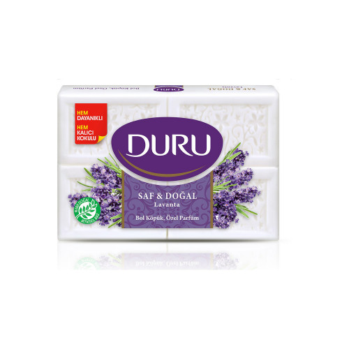 Duru Saf&Doğal Lavanta Kalıp Sabun 4x150gr