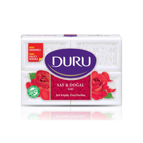 Duru Saf&Doğal Gül Kalıp Sabun 4x150gr