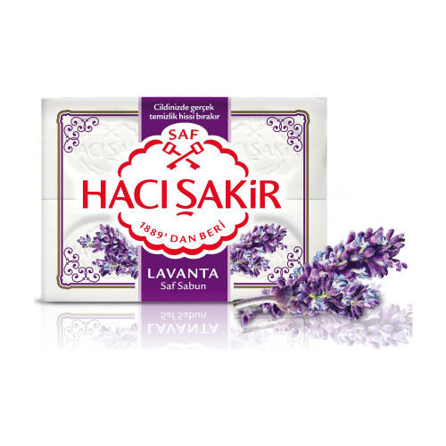 Hacı Şakir Lavanta Beyaz Kalıp Sabun 4x150gr