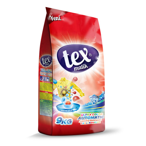 Tex Matik Çamaşır Makinesi Deterjanı Canlı Renkler 9kg
