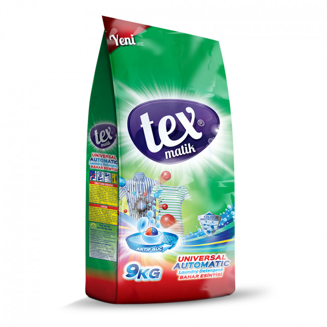 Tex Matik Çamaşır Makinesi Deterjanı Bahar 9kg