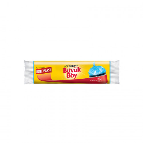 Koroplast Güçlü Büyük Boy Çöp Torbası 10lu