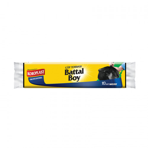 Koroplast Profesyonel Battal Boy Çöp Torbası 10lu