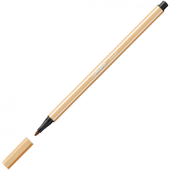 Stabilo Pen 68 Keçeli Kalem Açık Kahverengi