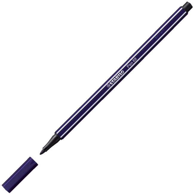 Stabilo Pen 68 Keçeli Kalem Koyu Mavi