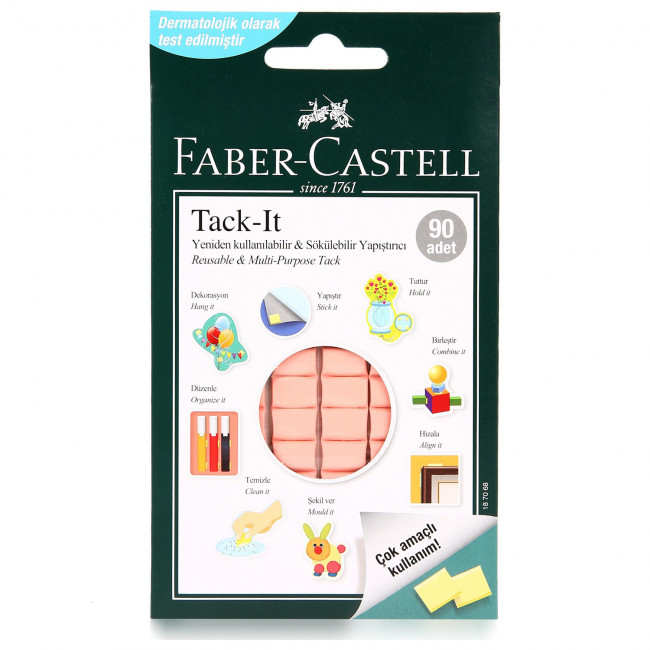 Faber Castell Tack-It Hamur Yapıştırıcı Karışık Renk 50gr
