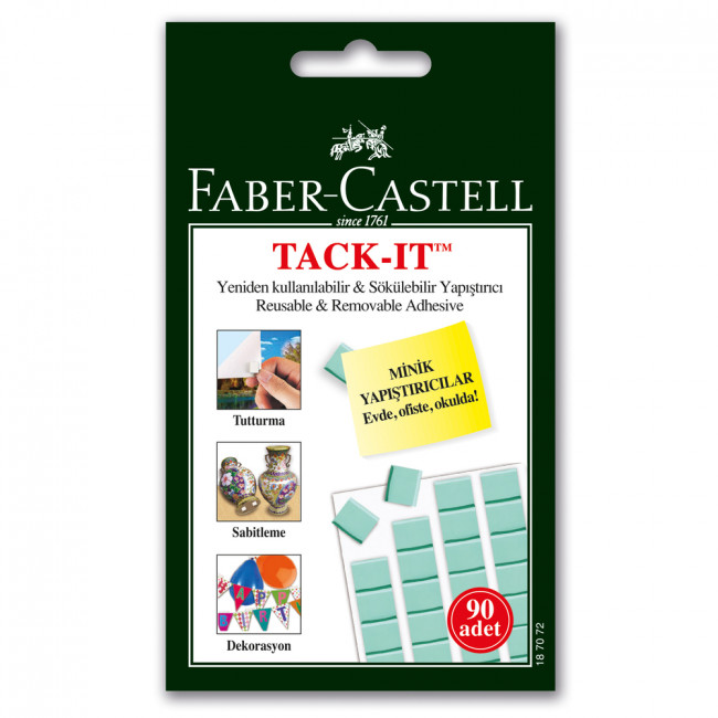 Faber Castell Tack-It Hamur Yapıştırıcı Yeşil 50gr