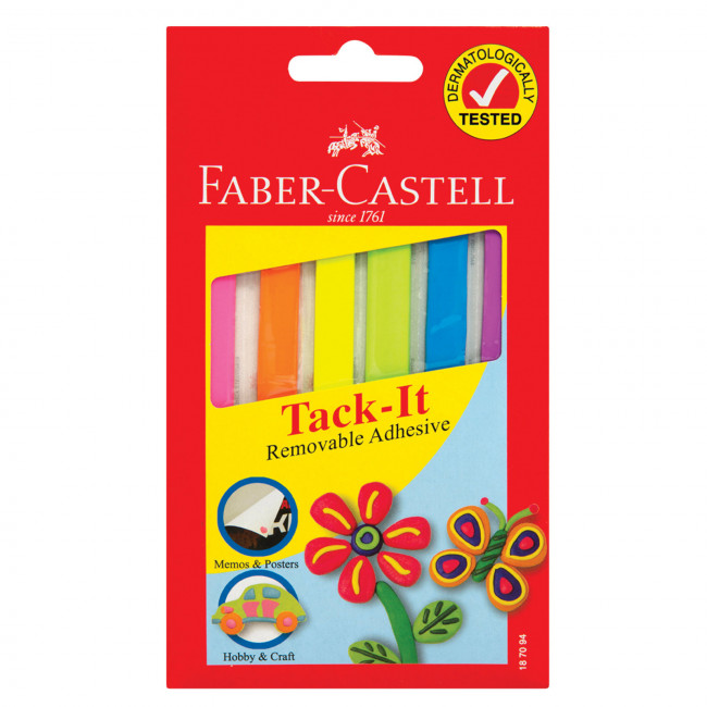 Faber Castell Tack-It Hamur Yapıştırıcı Creative Renkli 50gr