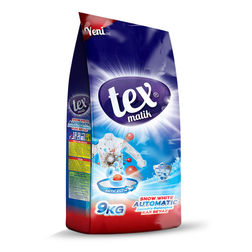 Tex Matik Çamaşır Makinesi Deterjanı Karbeyaz 9kg