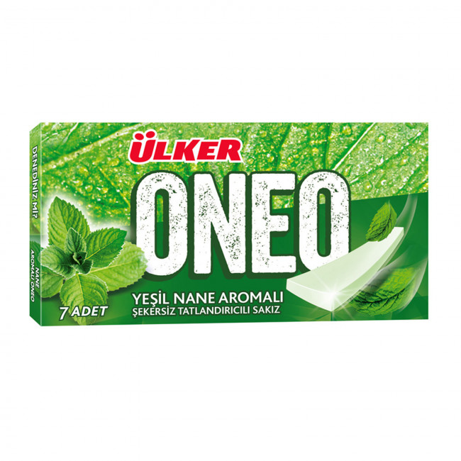 Oneo Slims Yeşil Nane Aromalı Sakız 14gr