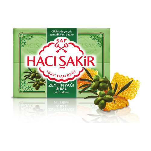 Hacı Şakir Zeytinyağlı Beyaz Kalıp Sabun 4x150gr