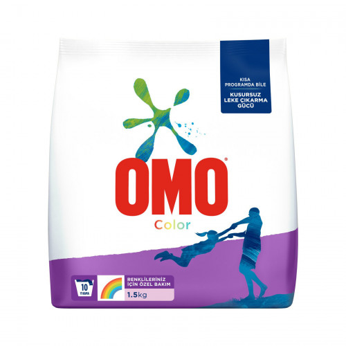 Omomatik Çamaşır Makinası Deterjanı Color 1,5kg