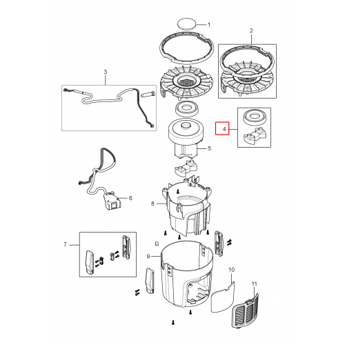 GD10 Motor Süspansiyon Kiti F.36V Dc