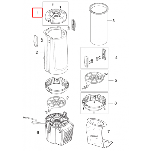 GD10 Dış Kapak 10 L Açık Gri