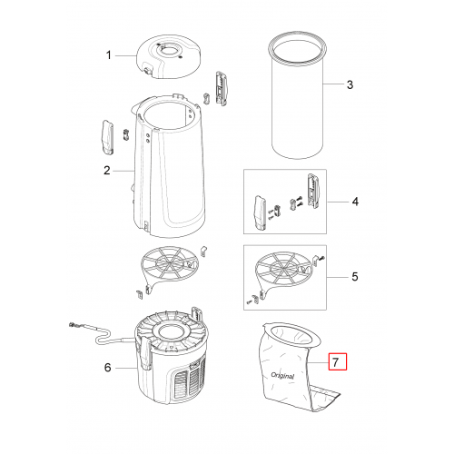 Nilfisk GD5 Battery Toz Torbası 5L 5 Adet