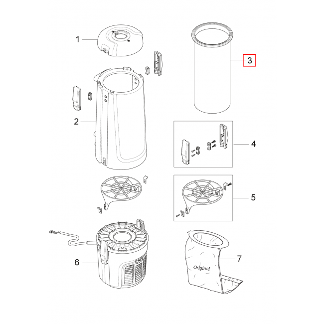 Nilfisk GD5 Battery Çuval Filtre 5 L