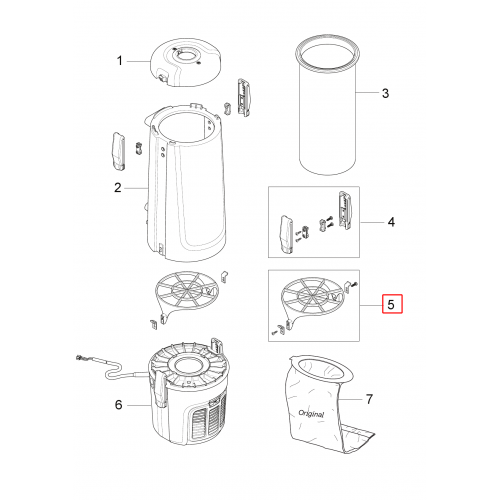 Nilfisk GD5 Battery Sepet Torba Filtre