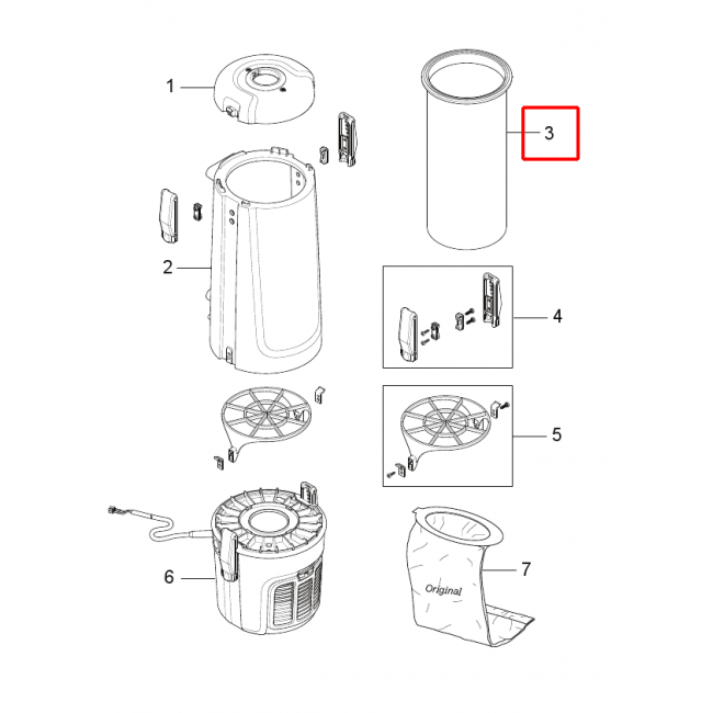Nilfisk GD5 Fly Çuval Filtre 10L