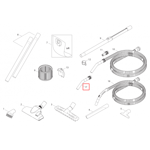 Aero 21 Inox Eğik Uç - Assy - Kiti